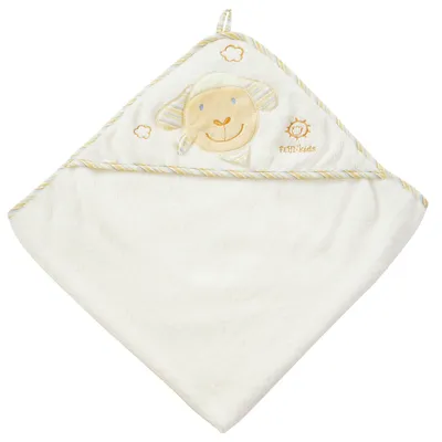 Produktbild von Fehn Kapuzenbadetuch Kapuzentuch Badetuch Babylove Schaf Paul