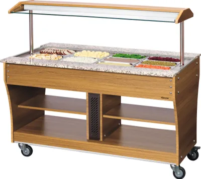 Produktbild von Bartscher Buffetwagen, warm, 4x 1/1GN