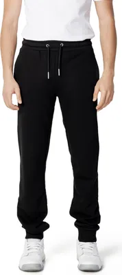 Produktbild von Sporthose Herren Schwarz - Baumwolle, Elastikbund, Kordelzug
