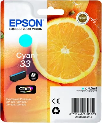 Obrázok produktu pre Azúrová atramentová kazeta EPSON 33