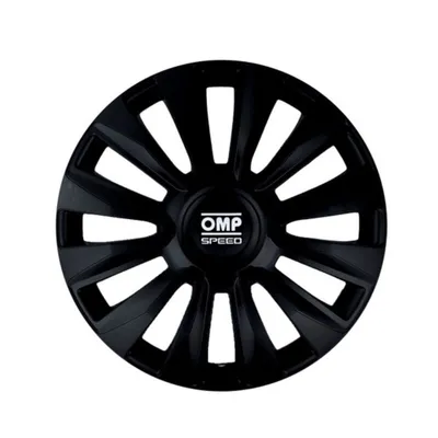 Produktbild von 15" Zoll Radkappen Schwarz Radzierblenden Radblenden OMPS07011501 OMP