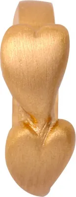 Produktbild von Endless 25250 Charm Double Heart Gelb-Gold