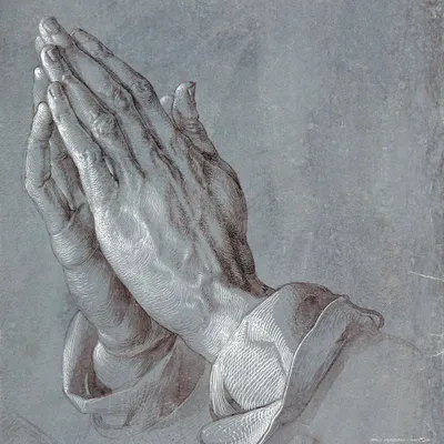 Obrázok produktu pre Albrecht Dürer umelecká tlač obrazu - Modliace sa ruky, 1508 (40 x 40 cm)