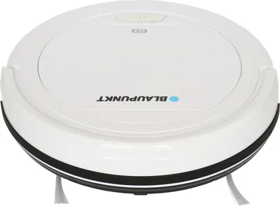 Obrázek produktu pro Blaupunkt RVC201, Bezsáčkové, Bílá, Kulatý, 0,5 l, Náhodný, Spirála, Koberec, Tvrdá podlaha, Laminát, Linoleum, Parkety, Dřevo