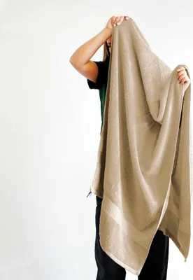 Immagine prodotto di set di asciugamani in spugna Carli - 100% cotone - Oekotex 500 GSM - Asciugamano da bagno in spugna - Asciugamano da sauna, Asciugamano da bagno grande 80x200 cm - Taupe