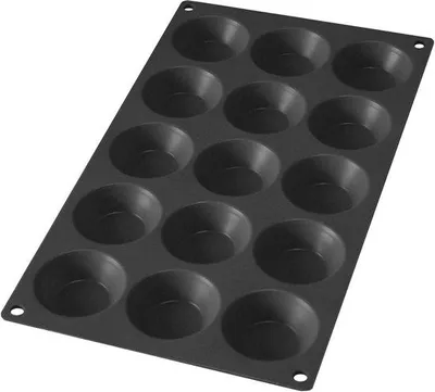 Immagine prodotto di Stampo in silicone per tartellette con 15 cavità, per risultati perfetti