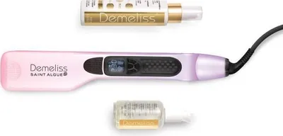 Obrázok produktu pre SAINT ALGUE 3964 - Demeliss TITANIUM Dreams Edition Set - Parný žehlič + Kera-Protein Treatment 100ml + Serum Treatment 50ml