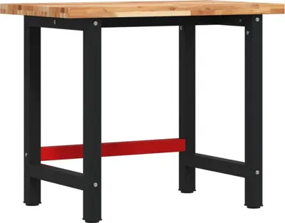 Produktbild von vidaXL Werkbank 100x60x83 cm Massivholz Akazie Rechteckig