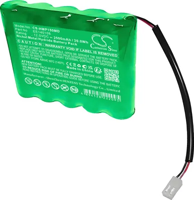 Image de TECHTEK Batterie compatible avec [HME] Lifepulse Mon LP15, Lifepulse Mon LP20 remplace BAT-00068, pour EE140108