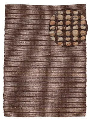 Produktbild von Juteteppich Lara Braun 160x230 cm | Moderner Teppich für Wohn- und Schlafzimmer