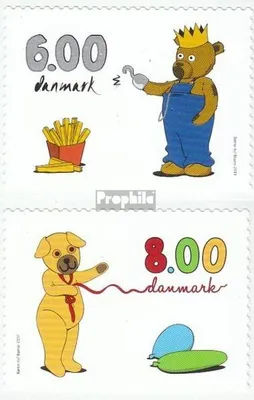 Produktbild von Briefmarken Dänemark 2011 Mi 1658A-1659A (kompl.Ausg.) postfrisch Kinder