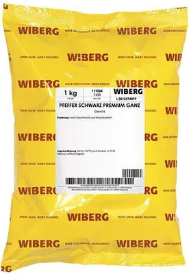 Produktbild von Wiberg-Pfeffer schwarz premium, ganz 1kg
