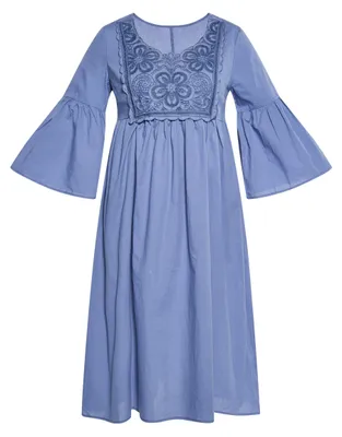 Produktbild von EVERA Damen Kleid - Denimblau, S
