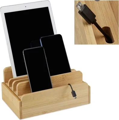 Obrázek produktu pro Nabíjecí stanice z bambusu