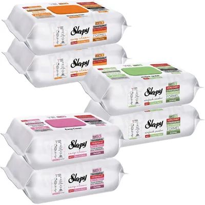 Produktbild von Sleepy Easy Clean Oberflächenreinigungstücher MIX - 2xOrange 2xPine 2xPomelon