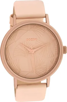 Produktbild von Oozoo Damen Armbanduhr rosa Analog C10390 Timepieces Lederarmband D2UOC10390