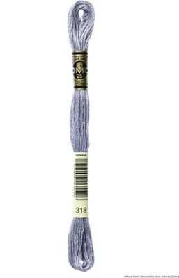 Produktbild von DMC Stickgarn Mouline Special 117MC -318, 6-fädig, 8m