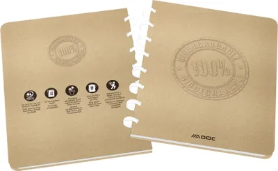 Produktbild von Adoc - Writing  A5 Linie 144 Seiten 90gr Kraftpapier