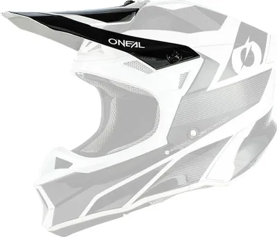 Produktbild von O'NEAL Helmschirm 10SRS Hyperlite Compact Visor , Schwarz weiß