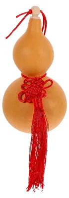 Produktbild von Kürbis Dekoration Holz 10 14cm Chinesische Kalebasse Figur Wohnaccessoire für Büro und Zuhause