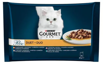 Zdjęcie produktu dla GOURMET PERLE Duet Mięsny 4x85g