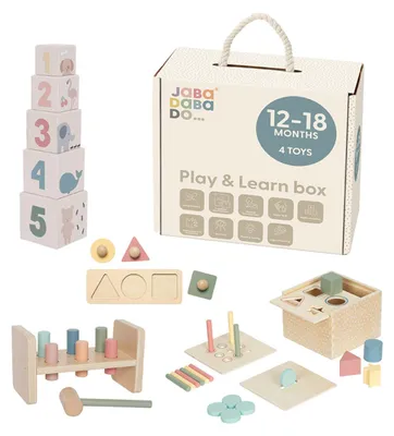 Produktbild von Jabadabado Spiel- und Lernbox - 12-18 Monate | Puzzles