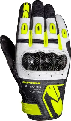 Produktbild von Spidi G-Carbon Motorradhandschuhe, schwarz/neon, XL
