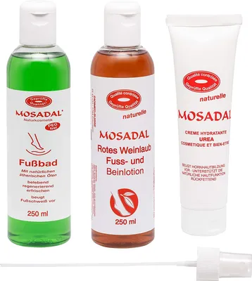 Produktbild von Mosadal schöne Beine Fuß- und Beinpflegeset 3in1 zur sanften Fußpflege