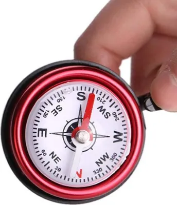 Produktbild von Fahrradglocke mit Kompass - Fahrradaccessoires - Geeignet für einen Lenkerdurchmesser von 2,0 cm und 2,5 cm