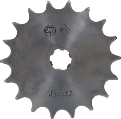 Obrázek produktu pro Řetězové kolo stará verze 18 zubů pro Simson S50, SR4-1, SR4-2, SR4-3, SR4-4, KR51/1 Schwalbe, Star, Sperber, Spatz, Habicht