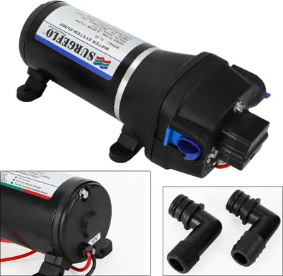 Obrázek produktu pro 12V tlakové vodní čerpadlo 17L/min Tlakové čerpadlo Membránové čerpadlo 40PSI Vysokotlaké vysokotlaké vodní čerpadlo Čerpadlo na vodu pro karavany