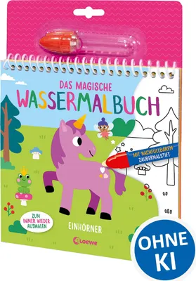 Produktbild von Das magische Wassermalbuch - Einhörner