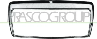 Produktbild von PRASCO ME0312305 Rahmen Kühlergrill Kühlergitter passend für MERCEDES-BENZ Stufenheck (W124) Chrom