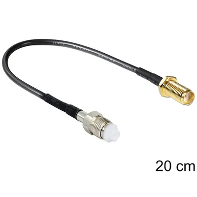 Produktbild von DeLOCK 88586, 0,2 m, Schwarz