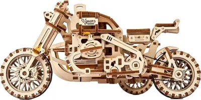 Image de Puzzle 3D, Scrambler UGR-10, Ugears, bois, 380 pièces