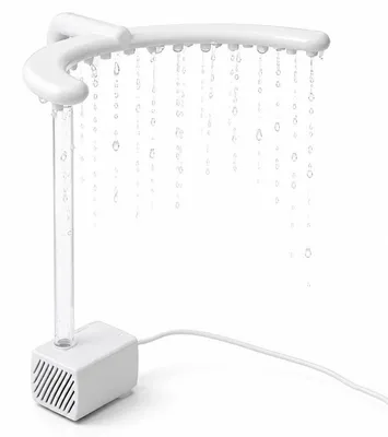 Produktbild von Reptilienbrunnen mit Badebecken, USB-Pumpe 5W, leiser Wasserfluss, 200 l/h, für Bartagamen, Terrarien und Kleintiere