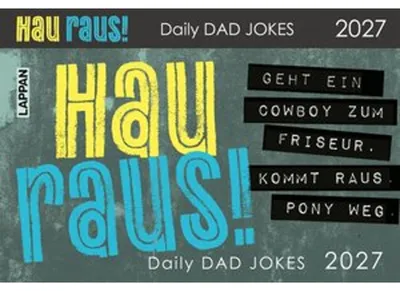 Produktbild von HAU RAUS! Daily Dad Jokes 2027