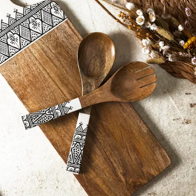 Immagine prodotto di Coperchio per insalata in legno di mango nero delle dune