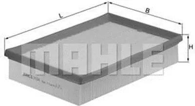Produktbild von Luftfilter KNECHT LX 1044