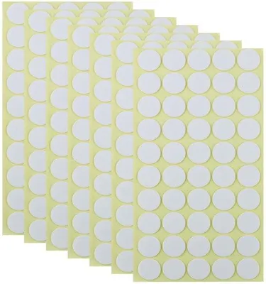 Produktbild von Transparante Dubbelzijdige Stickers 350er Pack - Wasserfest - Starke Hechting - Kunst und Dekoration