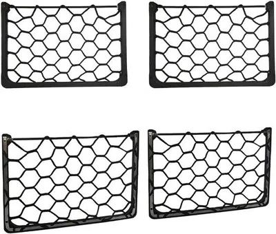 Produktbild von Famanu Aufbewahrungsnetz für Auto – elastisches Netz mit stabilem Metallrahmen