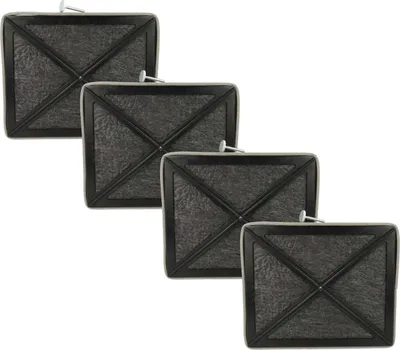 Produktbild von vhbw 4x Aktivkohlefilter Ersatz für Miele 3174713, 3174714, 3174715, 8103795, DKF2 für Dunstabzugshaube - 20,5 x 17 x 3,3 cm