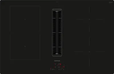 Produktbild von Siemens ED811BS16E + HZ9VDSB4, Schwarz, Integriert, 80.2 cm, Zonen-Induktionskochfeld, Glaskeramik, 4 Zone(n)