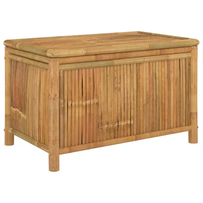 Image de vidaXL Coffre de jardin 90x52x55 cm Bambou - Coffres de jardin