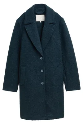 Produktbild von Tom Tailor Damen Bouclé Mantel mit Reverskragen