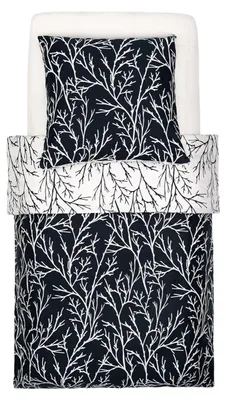 Produktbild von Brielle Mako Satin Wendebettwäsche Set 100 % Baumwolle\/Fadenzahl 220  mit Reißverschluss 2-teilig Deckenbezug 140 x 200 cm Kissenbezug 65 x 65 cm Schwarz Weiss
