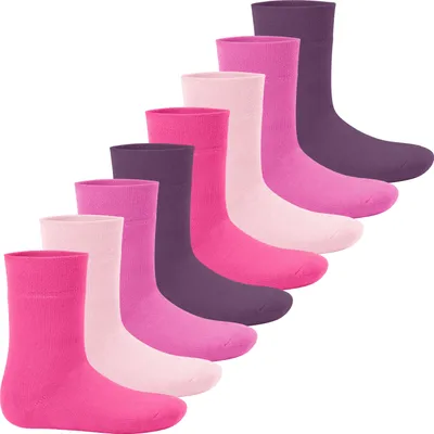 Produktbild von Footstar Wintersocken für Kinder (8 Paar) Everyday! – Berry