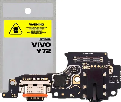 Produktbild von Ladebuchse Charging Port USB-C Anschluss für VIVO Y72 5G - Tradebit
