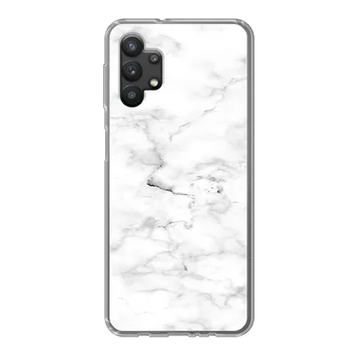 Produktbild von MuchoWow® Handyhülle Schutzhülle Hülle für Samsung Galaxy A32 5G Marmor - Weiß - Grau Silikon Softcase Handy Hülle - Softcase