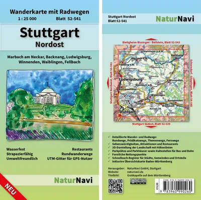 Produktbild von Stuttgart Nordost 1 : 25 000